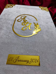 White Nikah Booklet with Classic Design
